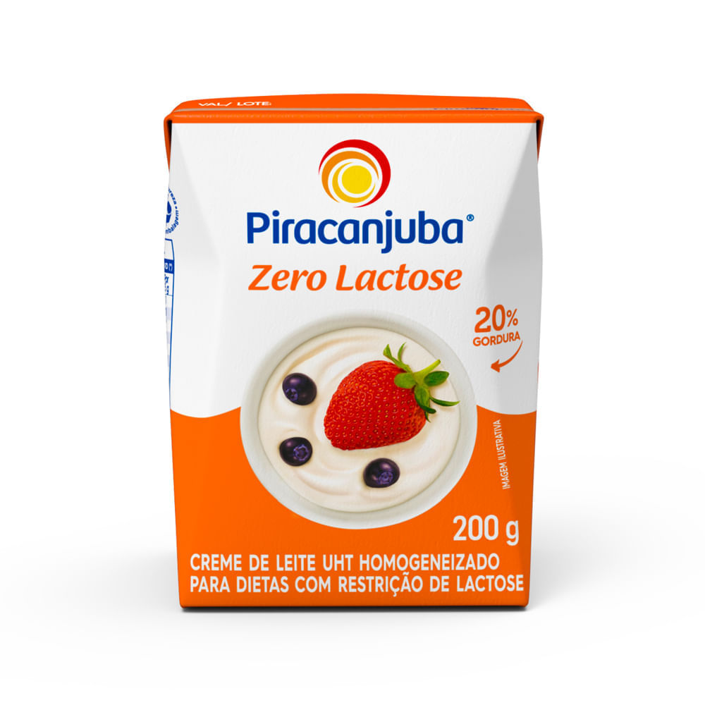 Creme De Leite Piracanjuba Zero Lactose 200g