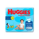 Fralda Huggies Tripla Proteção Tamanho G Pacote Jumbo 24 Unidades Descartáveis