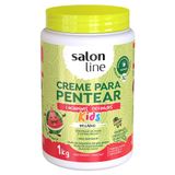 Creme De Pentear Salon Line Kids Cachinhos Definidos Vegano 1kg