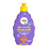 Ativador De Cachos Salon Line S.o.s Cachos Kids Nutrição Em Ação 300ml