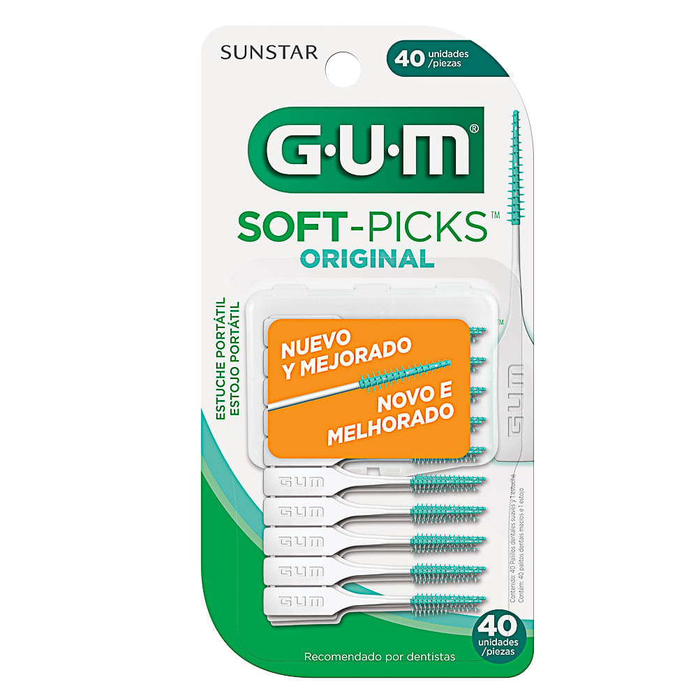 Escova Interdental Gum Soft-picks Original 40 Unidades