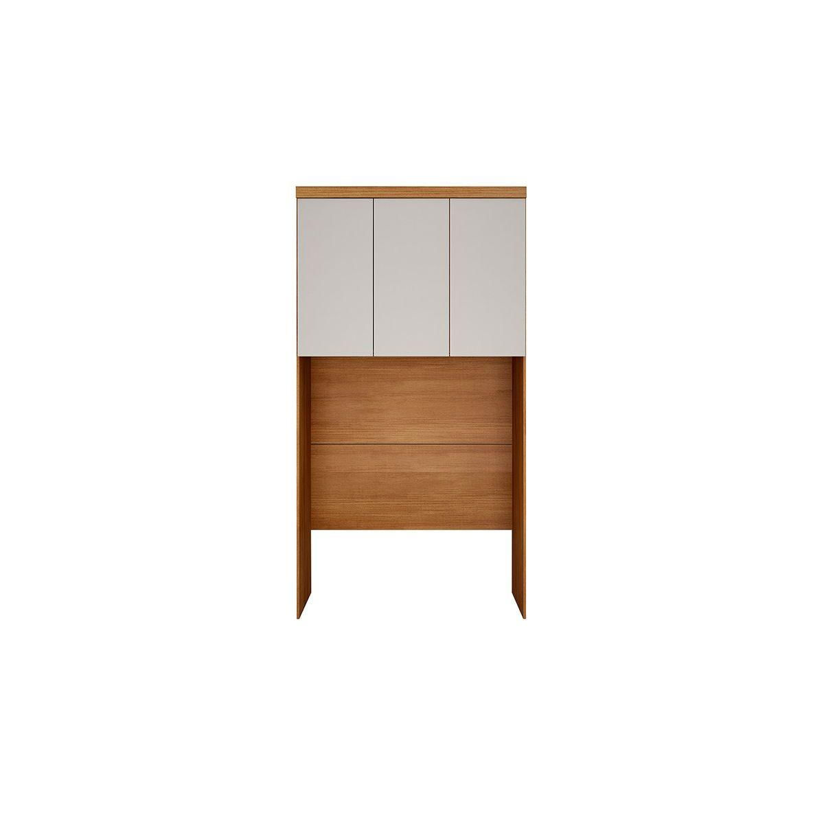 Modulo Armario Ponte Aereo Solteiro Rizon C 3 Portas Freijo Fendioff Novo Horizonte