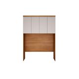 Armario Ponte Modulado Aereo Casal Rizon C 4 Portas Cor Freijo Fendioff Novo Horizonte
