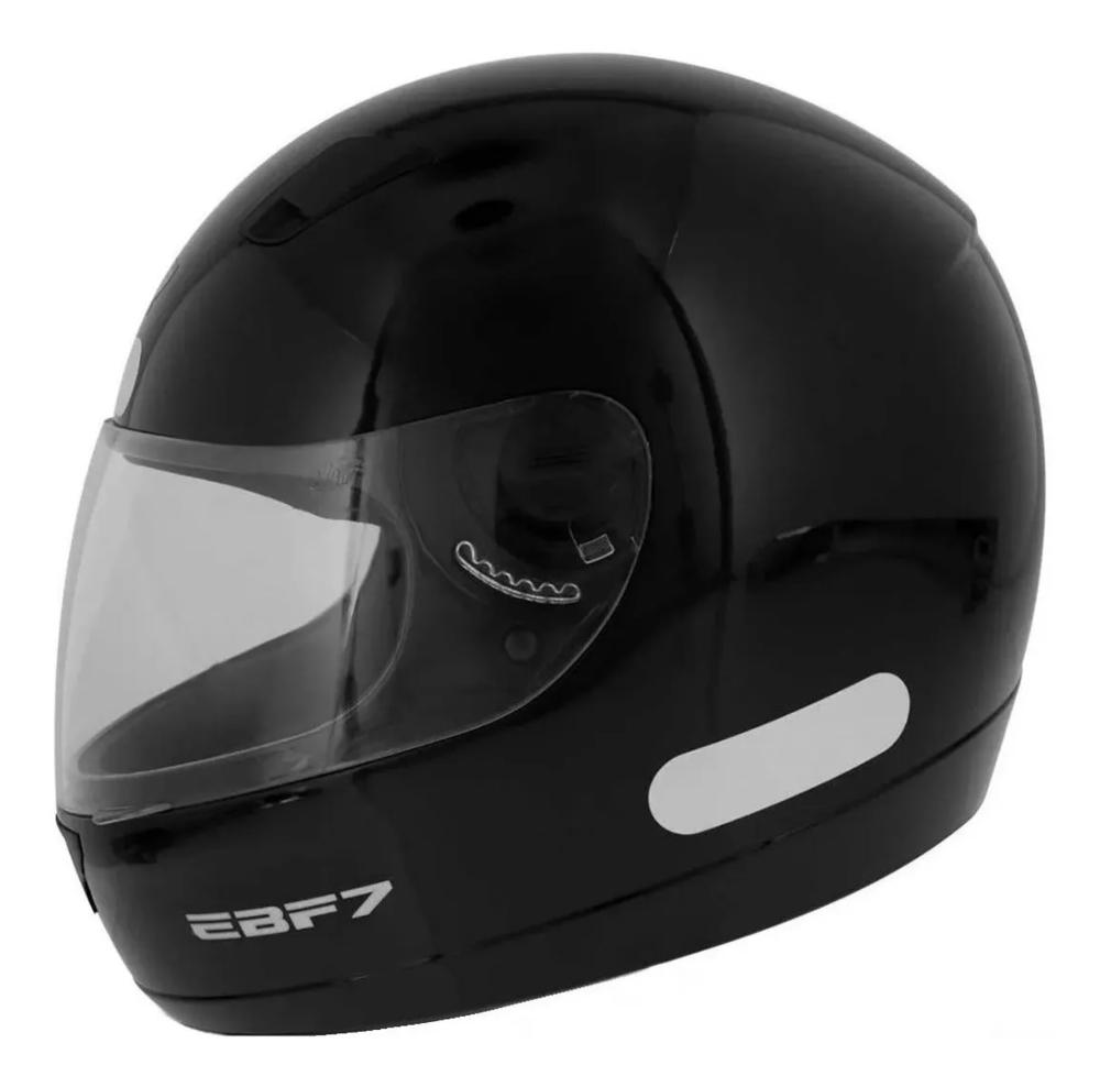 Capacete Fechado Ebf 7 Moto Motoqueiro Motoboy Motociclista - Preto - 56