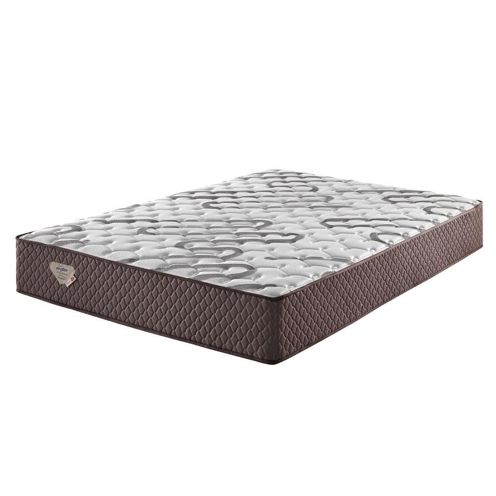 Colchão Queen Size Resistive Molas Ensacadas 158x198x28cm - Marrom