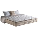 Colchao Queen Espuma Visco Gel Molas Ensacadas Masterpocket Comfortable Pillow Top 158x198x36 Anjos