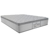 Colchao Queen Molas Masterpocket Ensacadas Perfil Springs Premium Pillow Top White 158x198x32 Probel