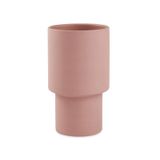 Cachepot Cimento 24,5x15 - Rosa 24,5x15 Cm