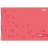 Caderno Desenho UNIV Capa Dura Lunix 60FLS. Esp.univ.horizont