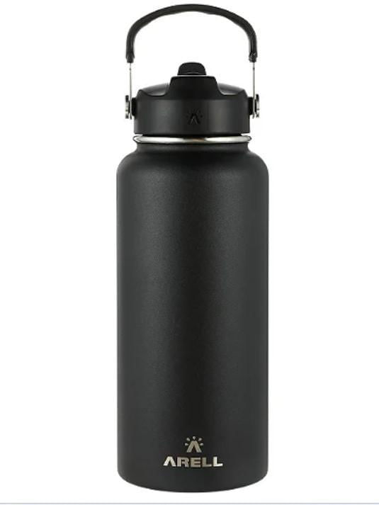 Garrafa Termica Straw Flask 946ml Blacksand