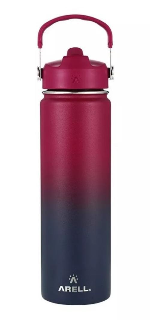 Garrafa Termica Straw Flask 650ml Violeta Wild Violet