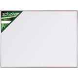 Quadro Branco Moldura Aluminio 070X050CM Popular