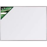 Quadro Branco Moldura Aluminio 100X070CM Popular