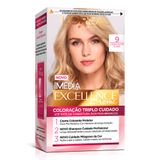 Tintura Creme Imédia Excellence L&#39;oréal Louro Muito Claro 9 Kit