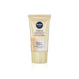 Protetor Solar Facial Nivea Sun Triple Protect Antissinais Fps 50 Com 40ml