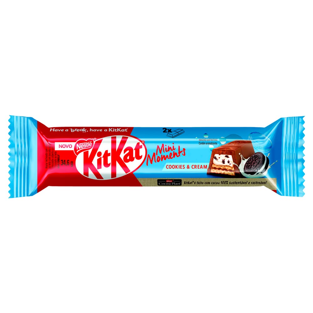 Chocolate Kit Kat Mini Moments Cookies &amp; Cream 34g