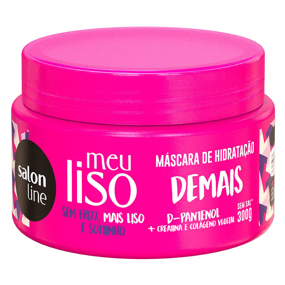 Máscara De Hidratação Intensa Salon Line Meu Liso Desmaia 300g