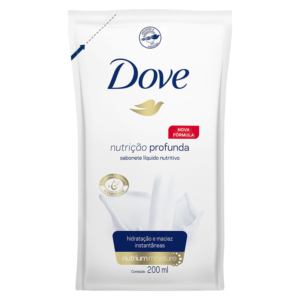 Sabonete Líquido Dove Hidratação Profunda Refil 200ml