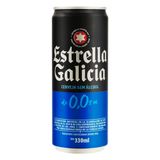 Cerveja Estrella Galicia Zero Álcool Lata 330ml