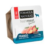 Ração Úmida Fórmula Natural Fresh Meat Gourmet Patê Cães Frango 70g