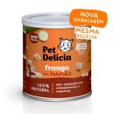 Ração Úmida Pet Delícia Gatos Frango Com Mamão 320g