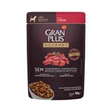 Ração Úmida Gran Plus Gourmet Cães Adultos Carne Sachê 100g