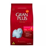 Ração Gran Plus Cães Menu Adultos Porte Mini Carne E Arroz 15kg