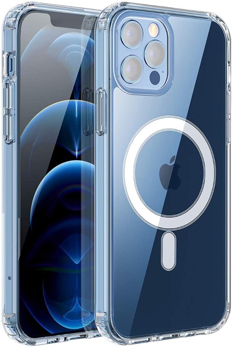 Capa iPhone 12 Pro Max Frame Degradê Laranja Azul