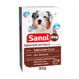 Sabonete Sanol Dog Coco Para Cães E Gatos 90g