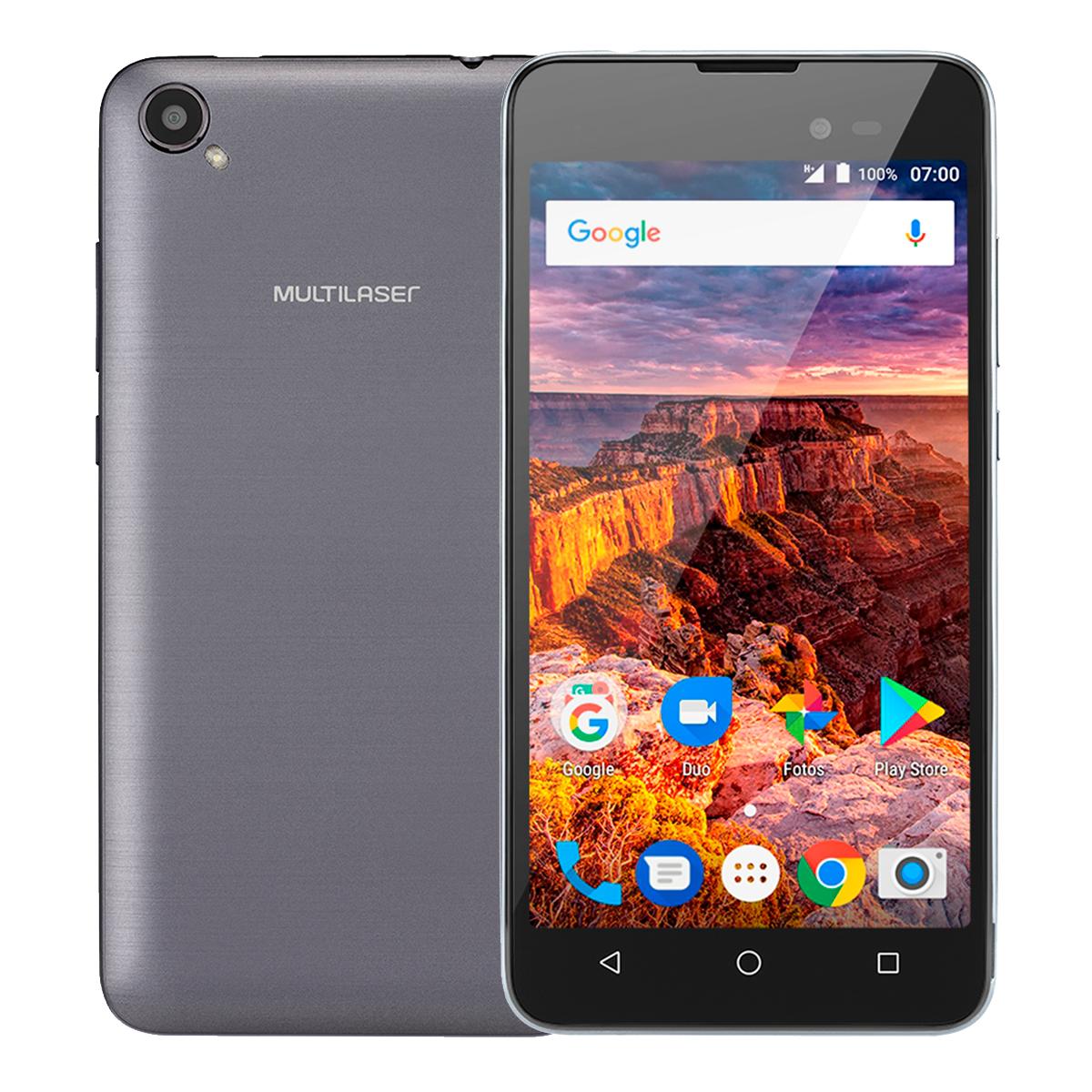 Celular Smartphone Multilaser Ms50l P9051 8gb Cinza Dual Chip
