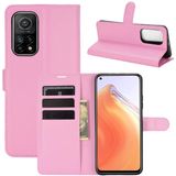 Capa Capinha Carteira Xiaomi Mi 10T 6.67 Case Couro Flip Top - Rosa