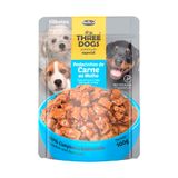 Ração Úmida Three Dogs Original Filhotes Carne Sachê 100g