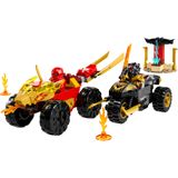 Lego Lego Ninjago - Batalha De Carro E Moto De Kai E Ras