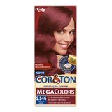 Tintura Creme Cor&amp;ton Niely Megacolors Vermelho Amora 5.546 Kit