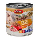 Ração Úmida Para Cachorro Colosso Natural Adulto Patê Sabor Frango, Tapioca E Legumes Em Lata 280g