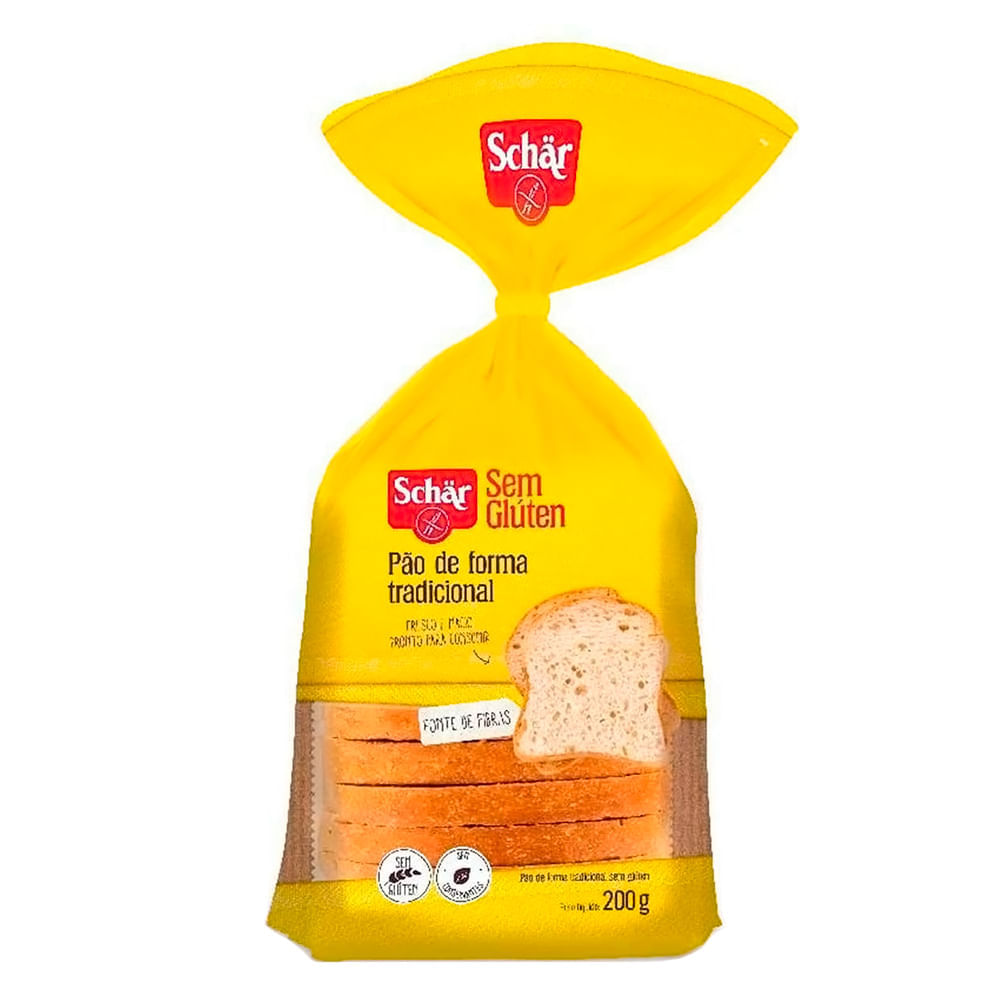 Pão De Forma Schar Sem Glúten 200g