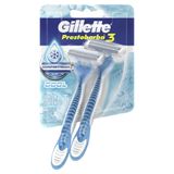 Aparelho De Barbear Descartável Gillette Prestobarba3 Cool 2 Unidades