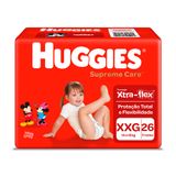 Fralda Huggies Supreme Care Tamanho Xxg 26 Fraldas Descartáveis