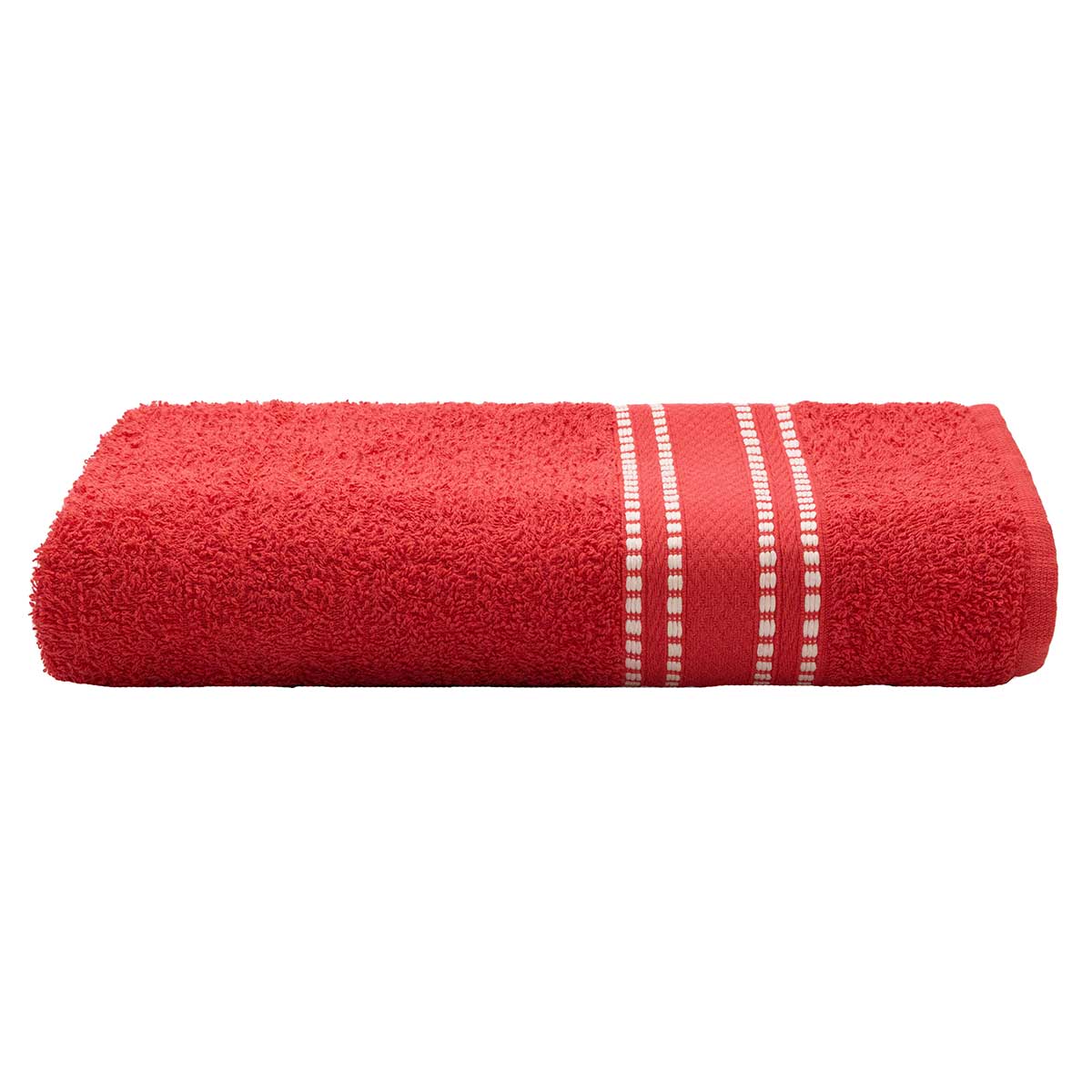 Toalha Linea 116g  Rosto 45x70 Cor Vermelho