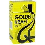 Clips Nº1 Galvanizado Com 500 Gramas Golden Kraft