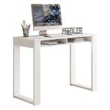 Escrivaninha Office Mega Branco Fosco - Mobler