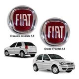 Kit Emblema Fiat Grade Mala Palio Uno 2008 + Fita Dupla Face