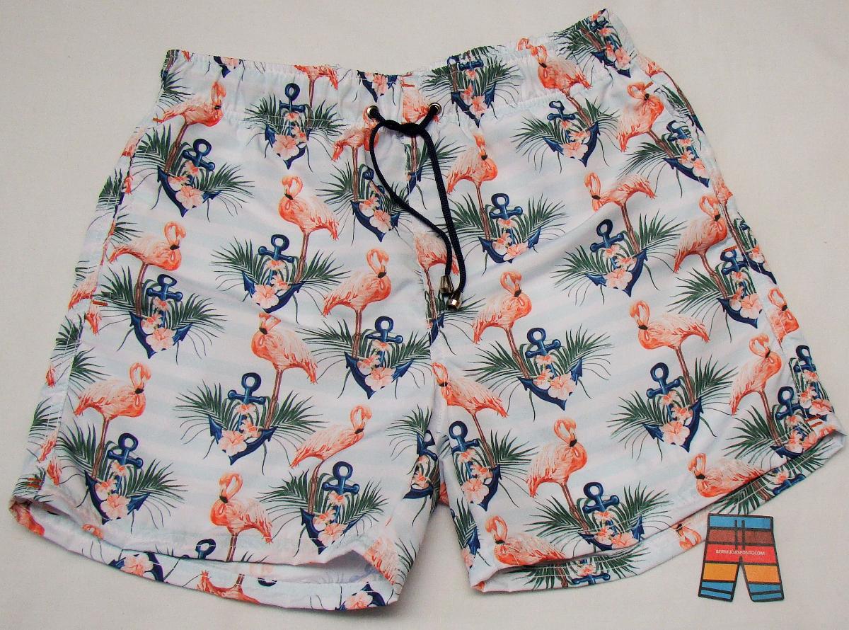 short casal flamingo