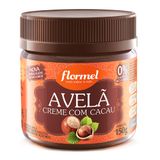 Creme De Avelã Com Cacau Flormel Zero Adição De Açúcares Em Pasta Com 150g