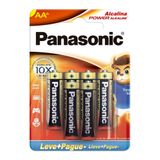 Pilha Panasonic Alcalina Aa Pequena 1,5v Leve 6 Pague 5 Unidades