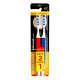 Escova Dental Johnson&#39;s Reach Access Média 40 Cabeça Grande Cores Sortidas Leve 2 Pague 1