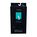 Meia Panturrilha (3/4) Masculina Sigvaris Actitud 15-20 Mmhg Preta Tamanho Grande