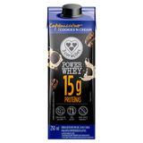 Bebida Lactea 3 Coracões Power Whey Com 15g De Proteína Cappuccino Cookies&#39;n Cream 250ml