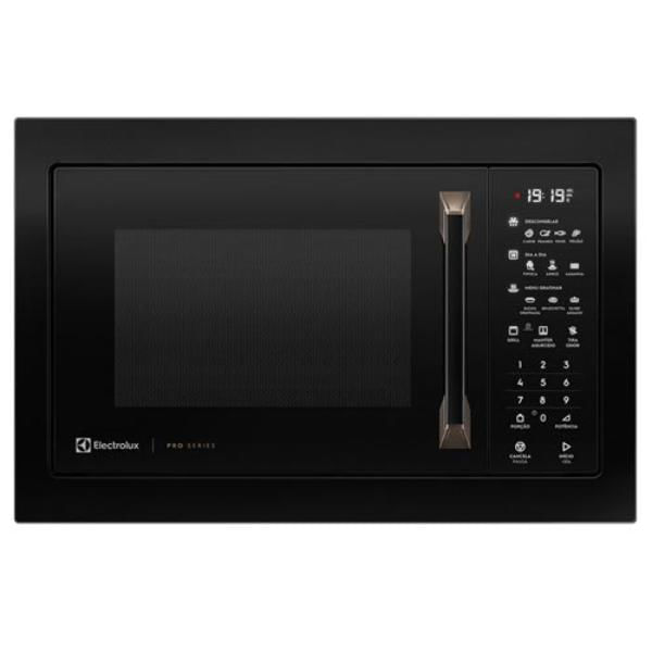 Micro-ondas de Embutir Electrolux Pro Series com 34 Litros de Capacidade e Grill Preto 110V - MV43T