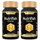 2x Poliomega Vitamina A D C E K B1 B2 B3 B6 B12 Ferro Zinco